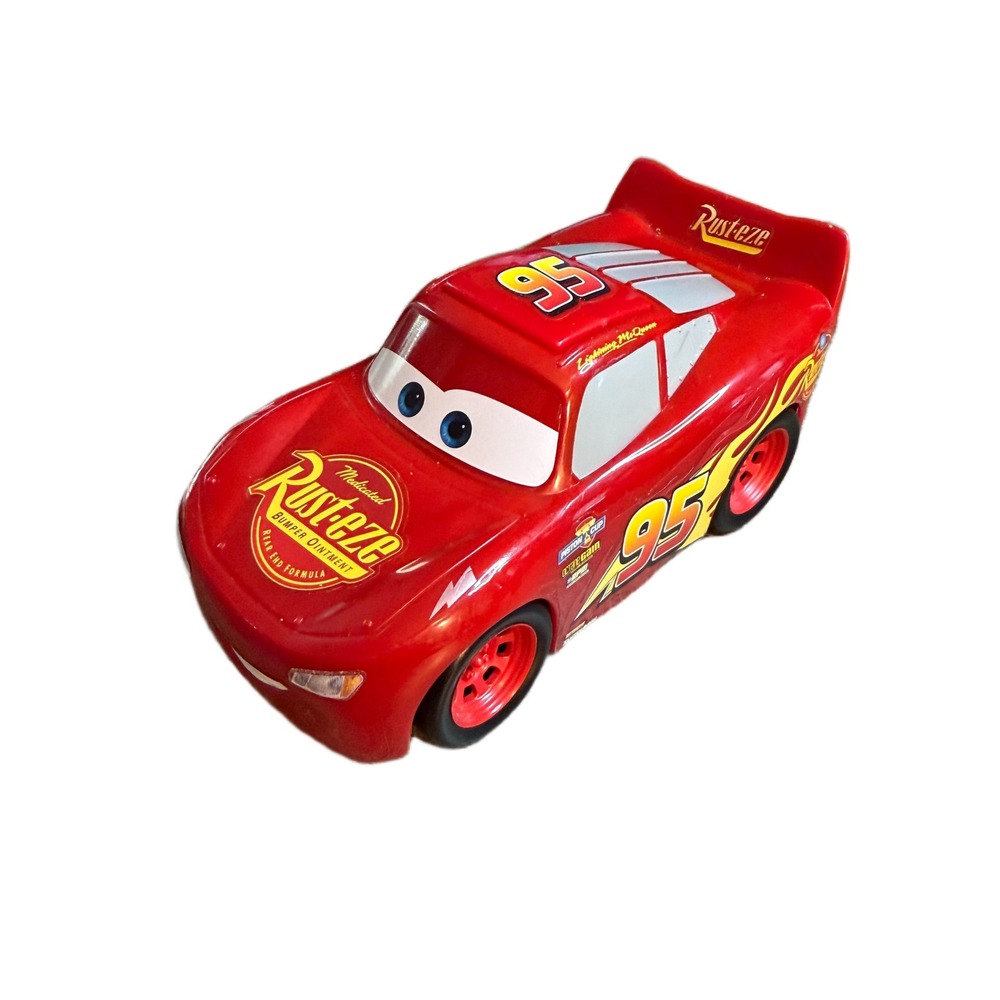 Disney Pixar Cars Lightning McQueen Red Rust-eze 95 Race Car Toy 2020 Mattel